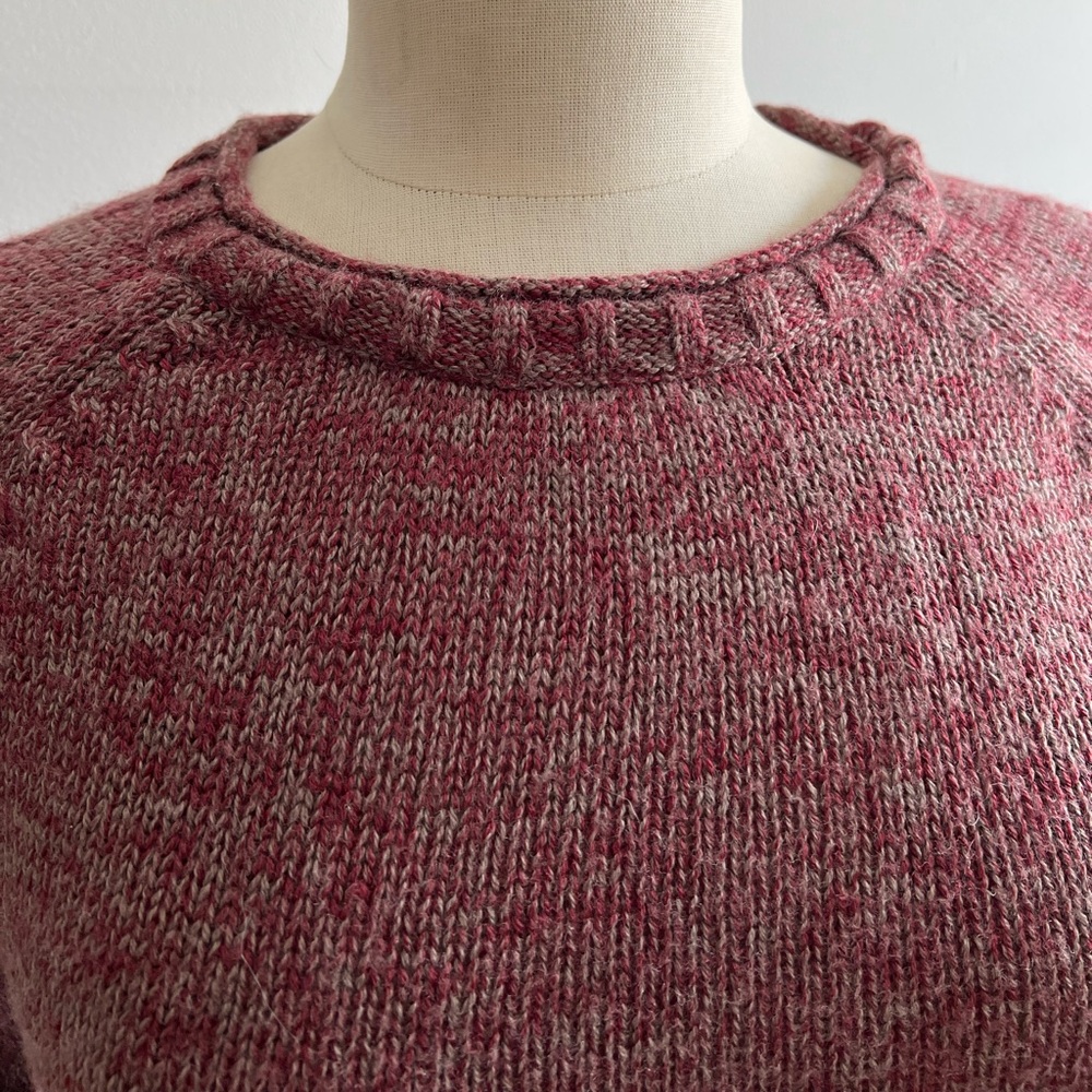 Toad & Co Marled Merino Elbow Patch Sweater